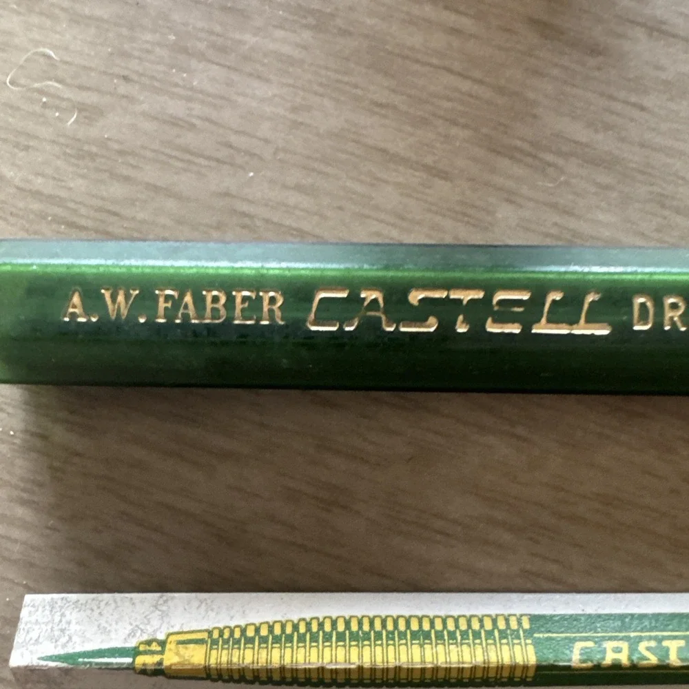 Vintage A.W. Faber Castell Drawing Lead Pencil Refill #9030 6H H 23 Leads